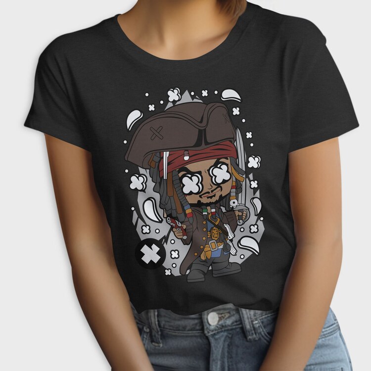 Pirate Captain Chic, Tricou Femei