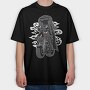 Darth Vader Rider, Tricou Oversize Barbati (Unisex)