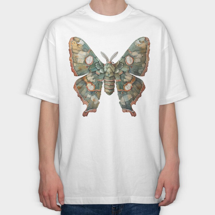 Butterfly Feathers, Tricou Oversize Barbati (Unisex)