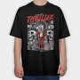 Thriller Robot Skull, Tricou Oversize Barbati (Unisex)