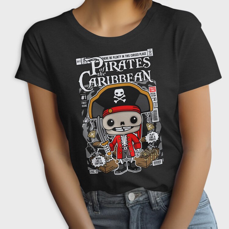 Pirate Captain Treasure Hunt, Tricou Femei