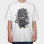 Batman Chibi Storm, Tricou Oversize Barbati (Unisex)