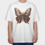 Butterfly Mechanica Gears, Tricou Oversize Barbati (Unisex)