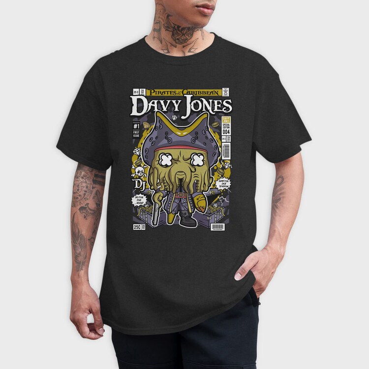 Davy Jones Pirate Treasure, Tricou Barbati (Unisex)