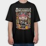 Guns N Roses Chibi, Tricou Oversize Barbati (Unisex)