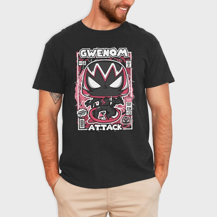 Gwenom Attack, Tricou Barbati (Unisex)