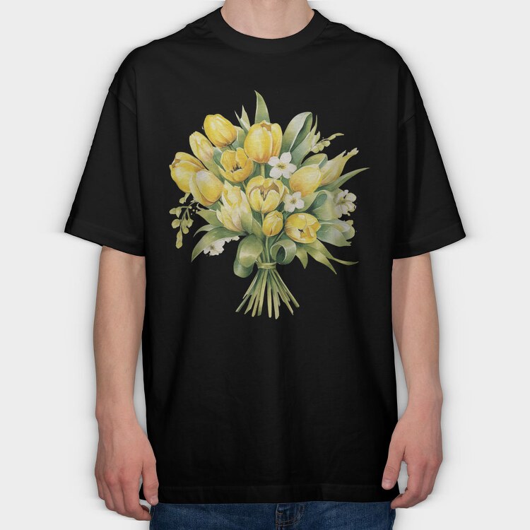 Bouquet Of Sunlight, Tricou Oversize Barbati (Unisex)