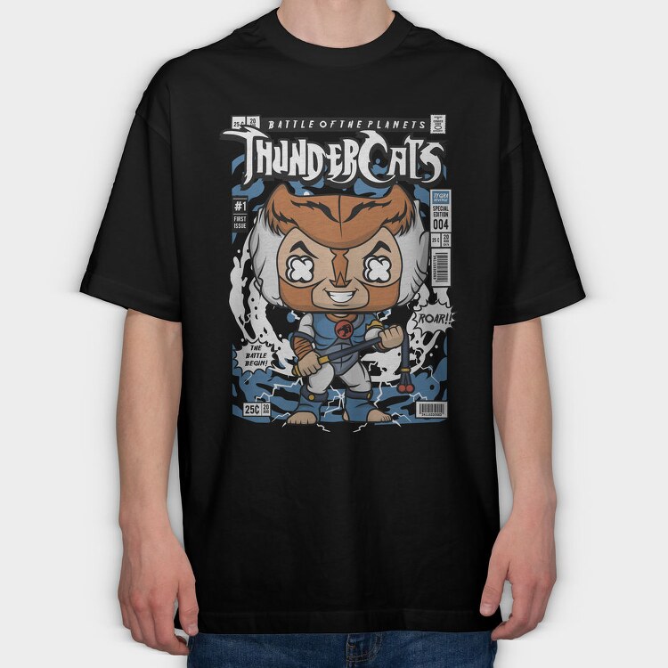 Thundercats Roar, Tricou Oversize Barbati (Unisex)