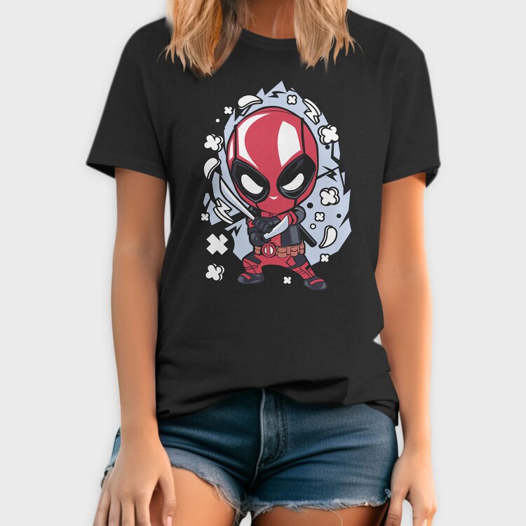 Deadpool Chibi Blade, Tricou Barbati (Unisex)