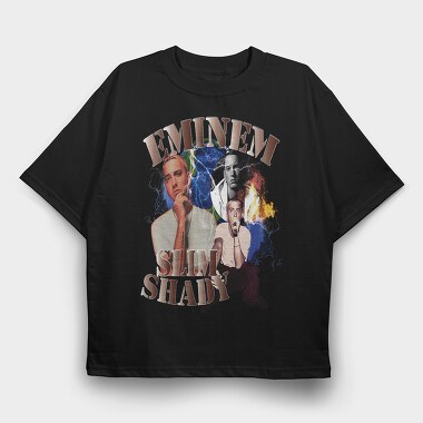 Eminem Shady Art, Tricou Oversize Barbati (Unisex)