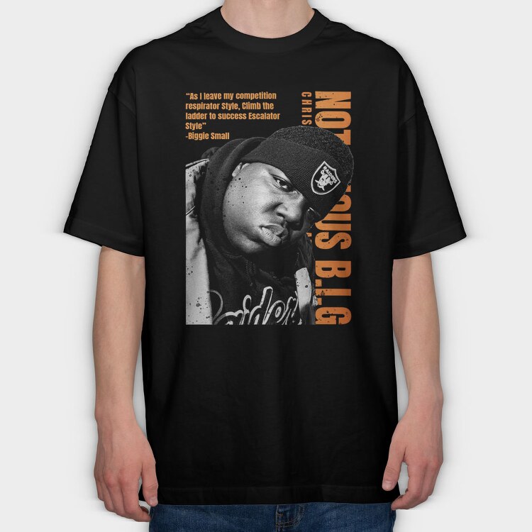 Biggie Small Success Climb, Tricou Oversize Barbati (Unisex)