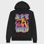 Juice Wrld Neon, Hanorac Oversize Barbati (Unisex)