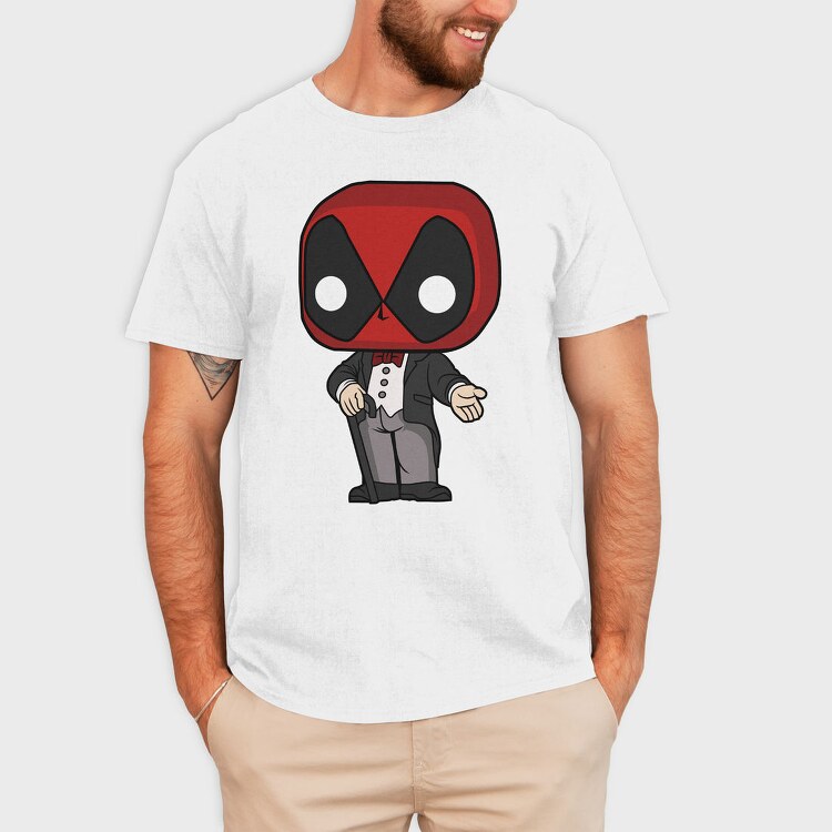 Deadpool Chic, Tricou Barbati (Unisex)