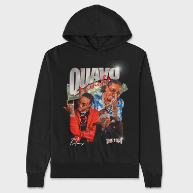 Quavo Huncho Vibes, Hanorac Oversize Barbati (Unisex)