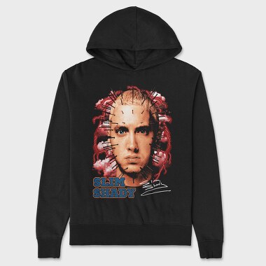 Slim Shady Face, Hanorac Oversize Barbati (Unisex)