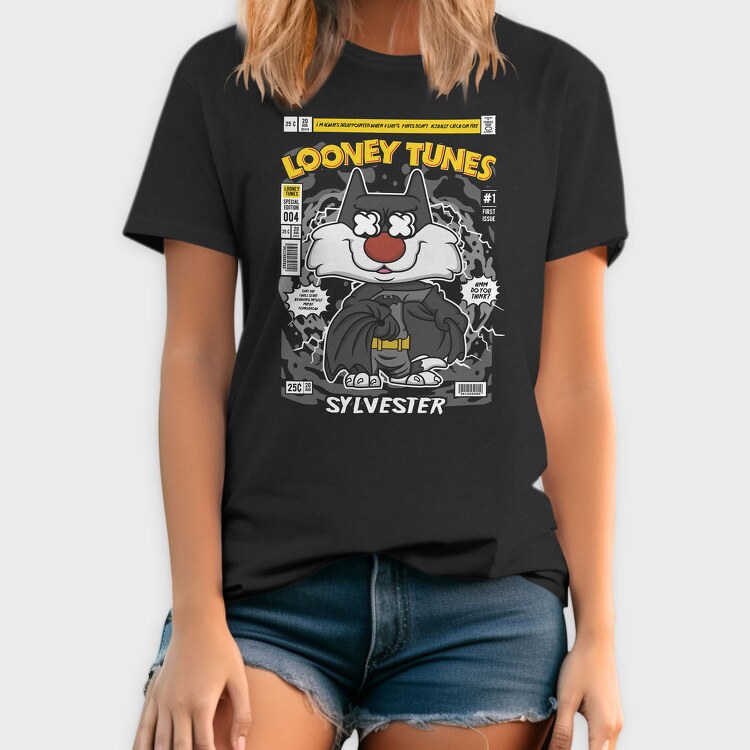 Looney Tunes Batman, Tricou Barbati (Unisex)