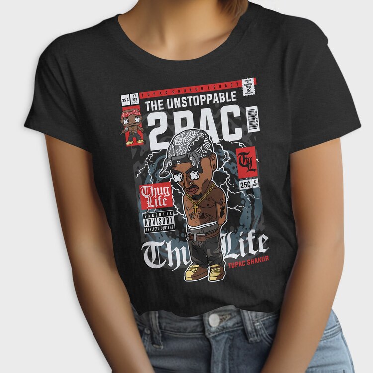 Tupac Legacy Streetwear, Tricou Femei