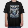 Snowmiser Comic Drop, Tricou Oversize Barbati (Unisex)