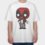 Deadpool Chic, Tricou Oversize Barbati (Unisex)