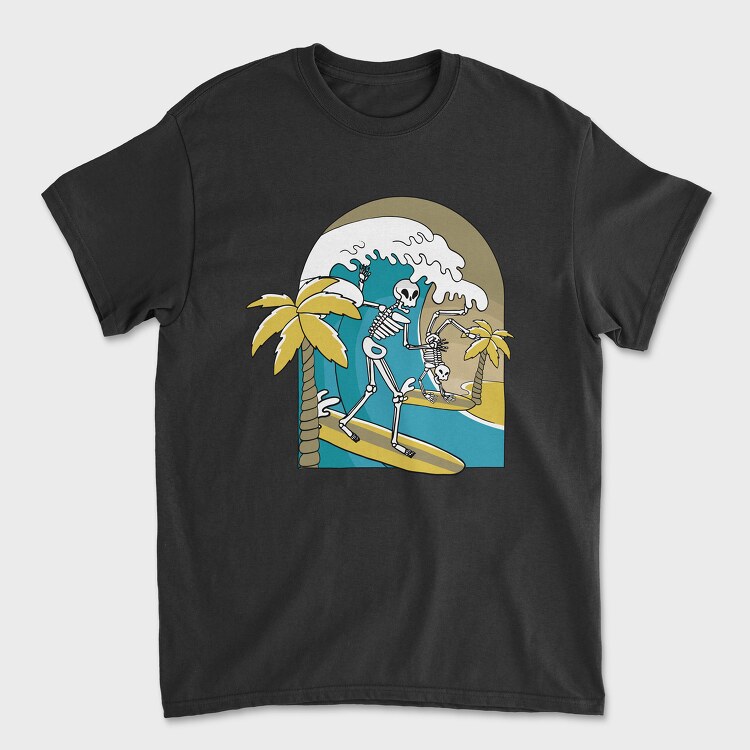 Wave, Tricou Barbati (Unisex)