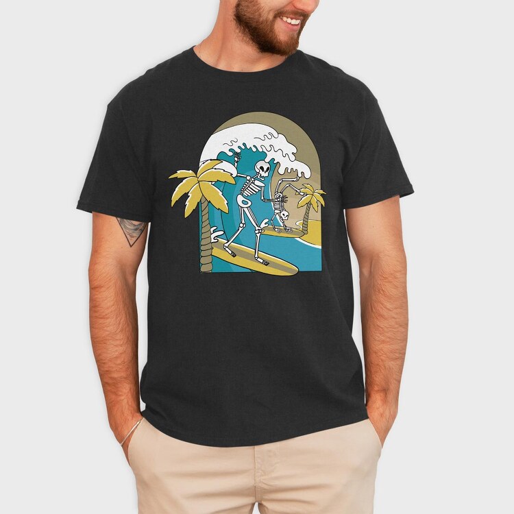 Wave, Tricou Barbati (Unisex)