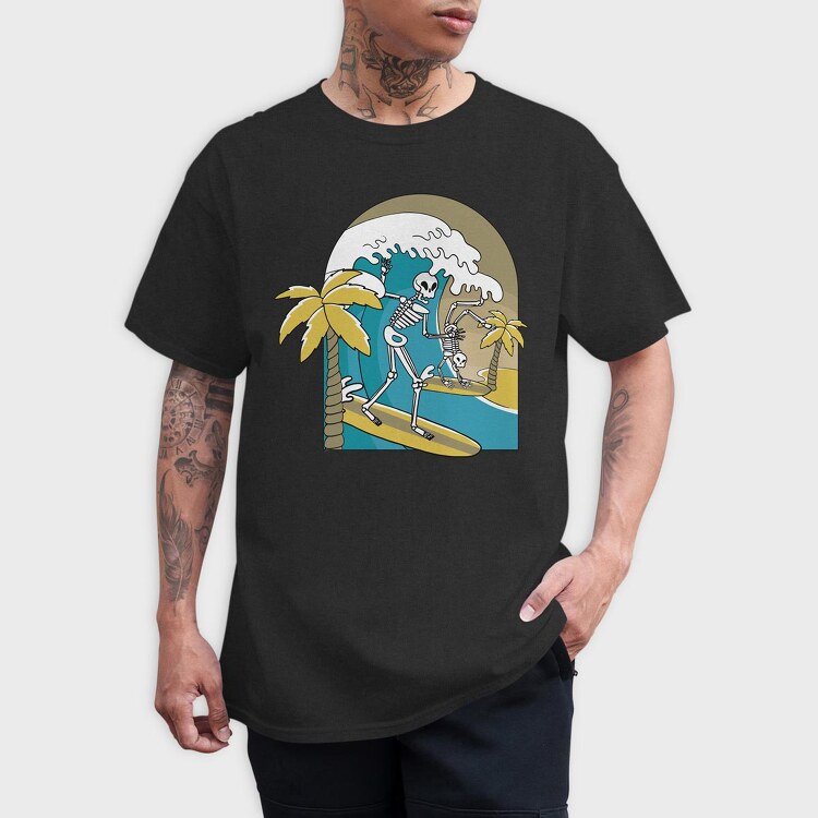 Wave, Tricou Barbati (Unisex)