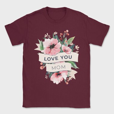 Watercolor Flowers Mother 2, Tricou Barbati (Unisex)