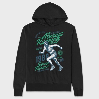 Always Running, Hanorac Oversize Barbati (Unisex)