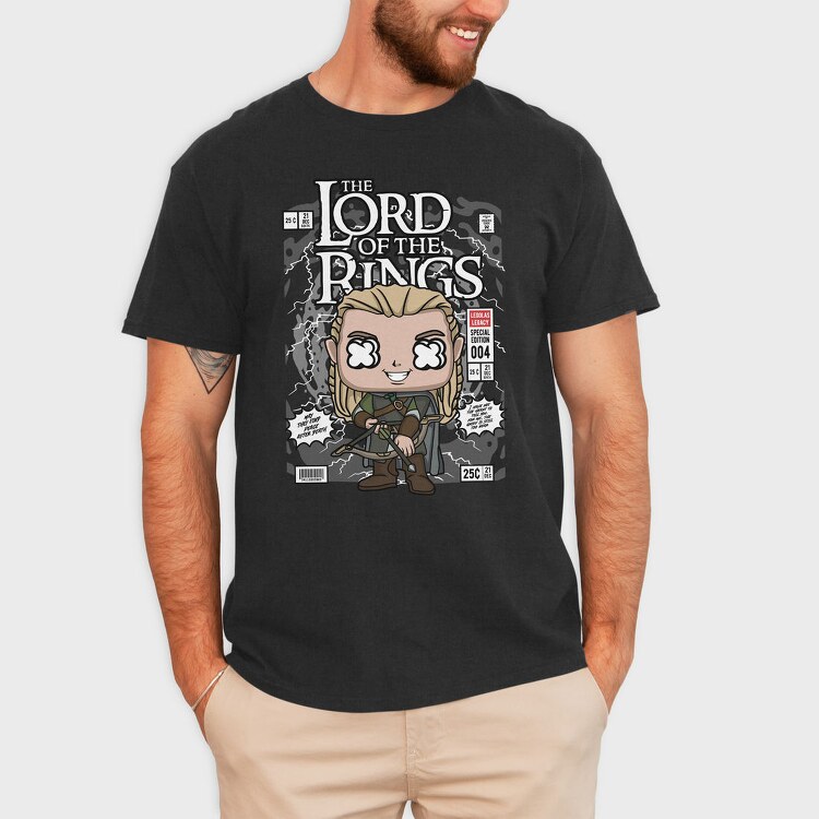 Lord Of The Rings Pop Art, Tricou Barbati (Unisex)