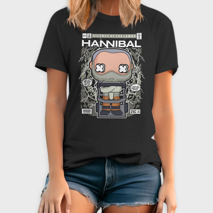 Hannibal Pop Art Comic, Tricou Barbati (Unisex)