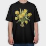 Butter Yellow Tulips Bouquet, Tricou Oversize Barbati (Unisex)