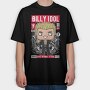 Billy Idol Pop Vinyl, Tricou Oversize Barbati (Unisex)