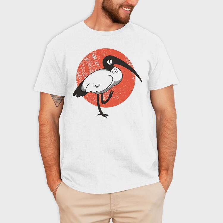 White Ibis, Tricou Barbati (Unisex)