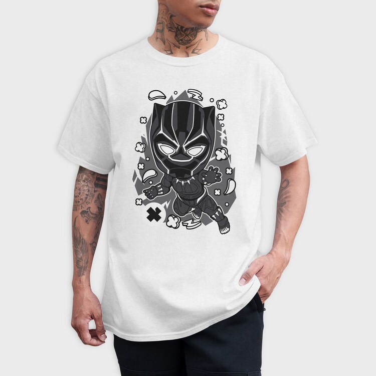 Black Panther Burst, Tricou Barbati (Unisex)