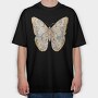 Butterfly Artwork, Tricou Oversize Barbati (Unisex)