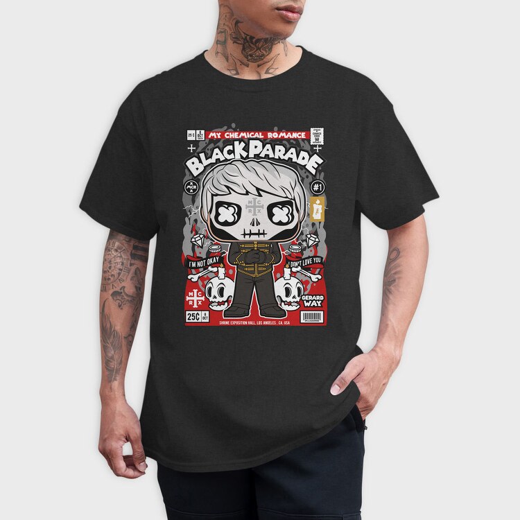 Black Parade Pop Art, Tricou Barbati (Unisex)