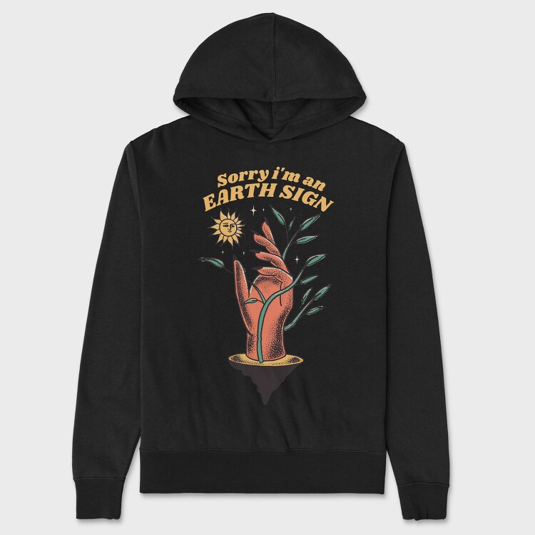 Earth Sign, Hanorac Oversize Barbati (Unisex)