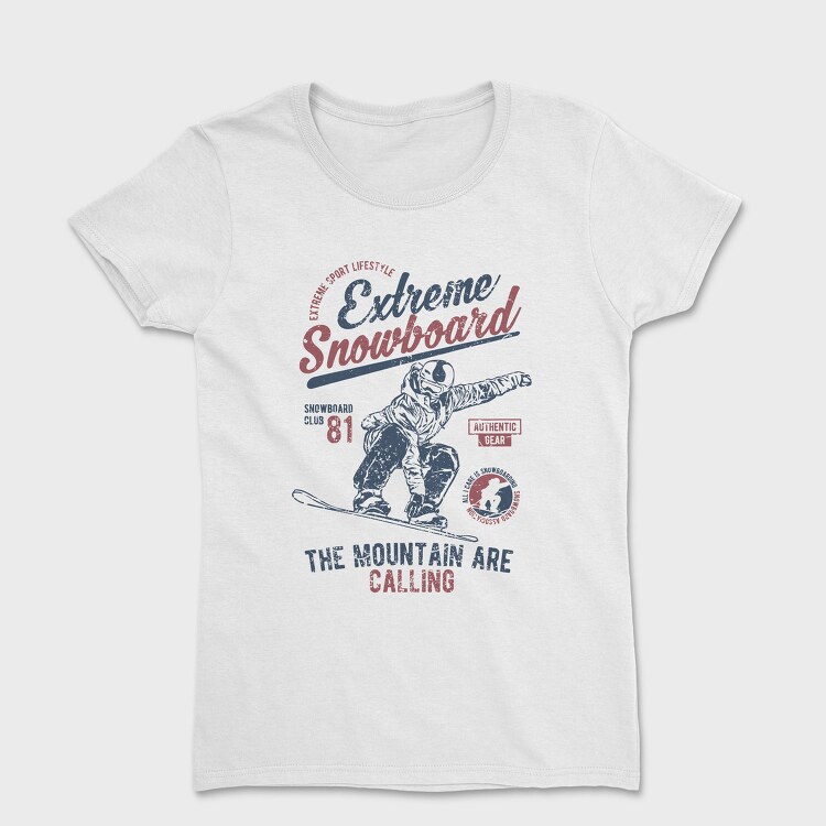 Extreme Snowboard, Tricou Femei