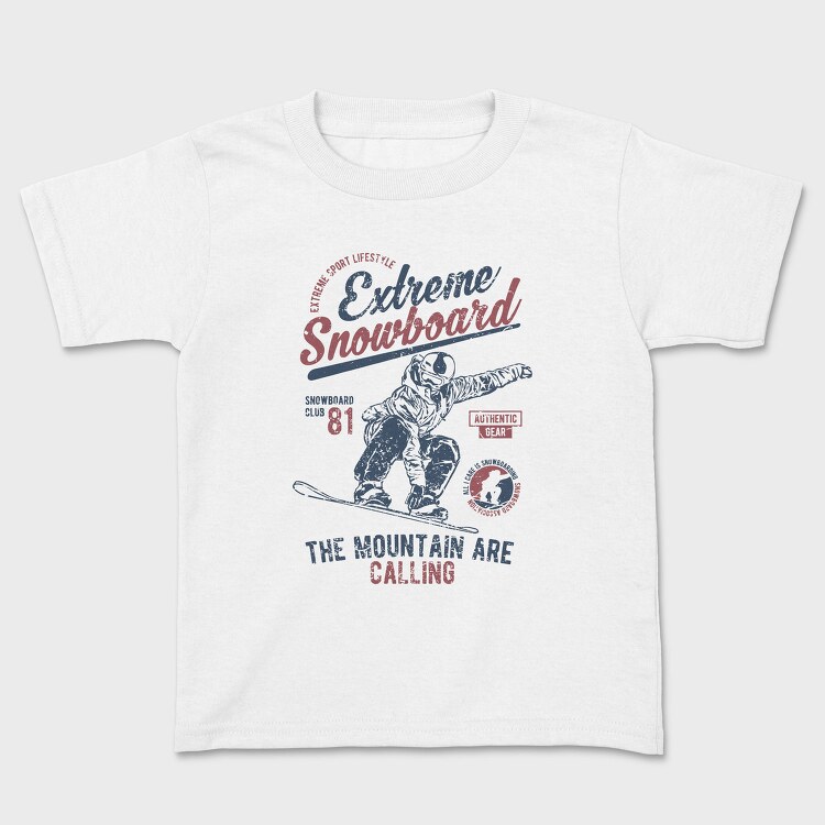 Extreme Snowboard, Tricou Copii