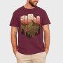 Cut Out Landscape, Tricou Barbati (Unisex)