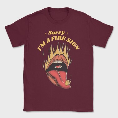 Fire Sign, Tricou Barbati (Unisex)