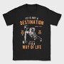 Fit Is Not A Destination, Tricou Barbati (Unisex)