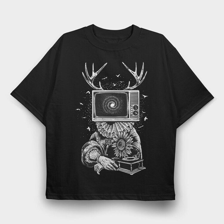 Galaxy Queen, Tricou Oversize Barbati (Unisex)