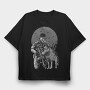 Gasmask, Tricou Oversize Barbati (Unisex)