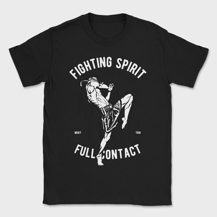 Fighting Spirit, Tricou Barbati (Unisex)
