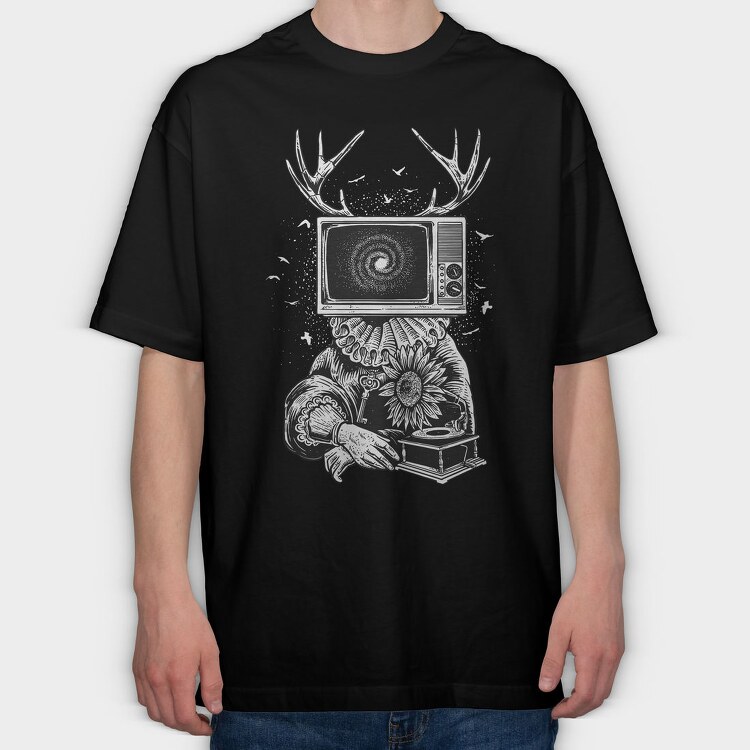 Galaxy Queen, Tricou Oversize Barbati (Unisex)