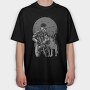 Gasmask, Tricou Oversize Barbati (Unisex)