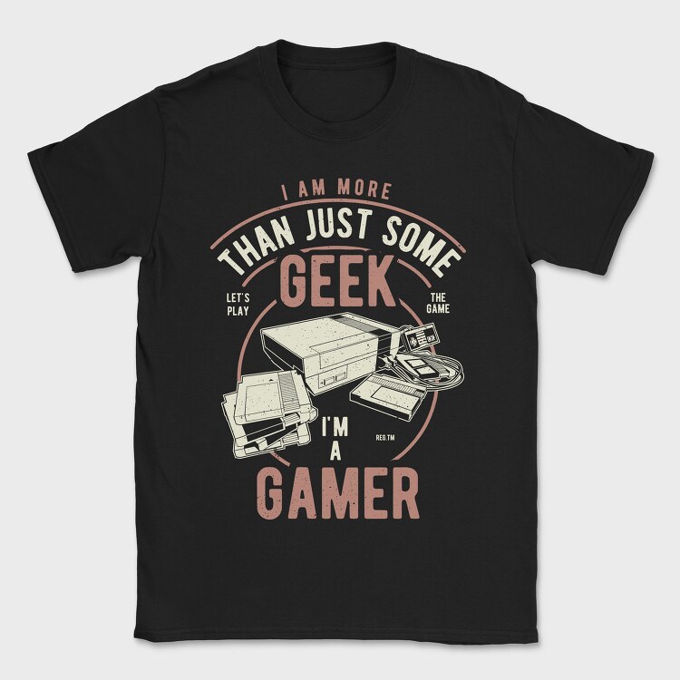 Geek Gamer, Tricou Barbati (Unisex)