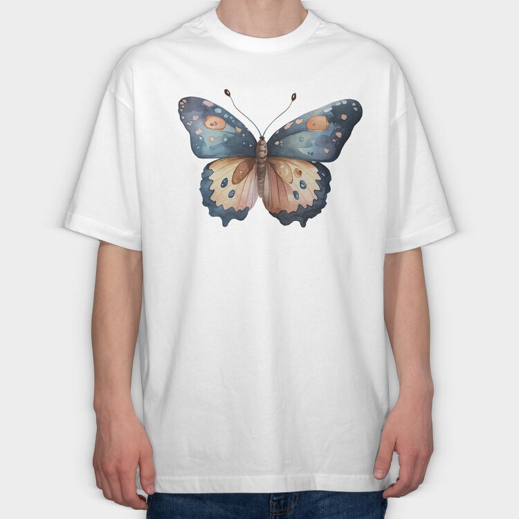 Butterfly Dreams Clipart, Tricou Oversize Barbati (Unisex)