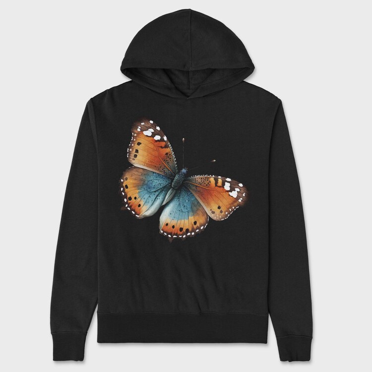 Butterfly Mystique Clipart, Hanorac Oversize Barbati (Unisex)